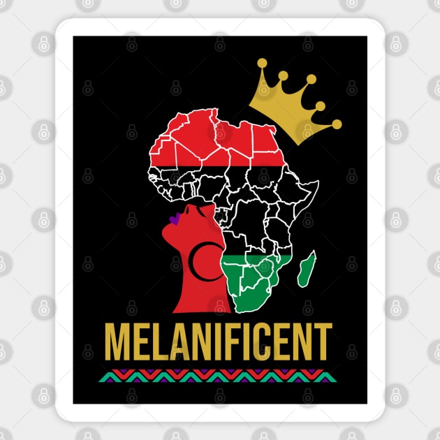 Melanin Magic Shirt for Melanin Queen Magnet by Melanificent1